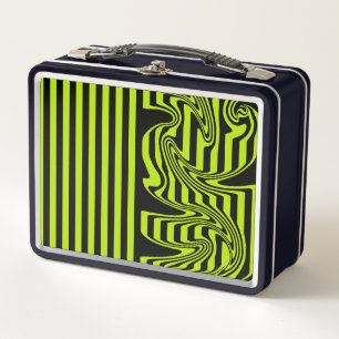 Lunch Box Graines et torrents - Lime vert et noir