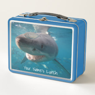Lunch Box Grand requin blanc près de l'océan Australie