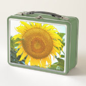 Lunch Box Grand tournesol jaune Floral (Devant)