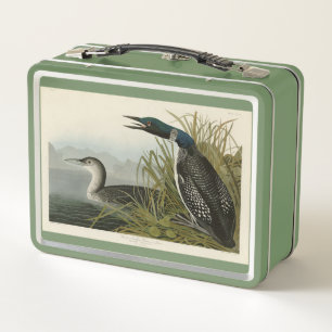 Lunch Box Grande plongeur du Nord Loon Audubon Oiseaux d'Amé