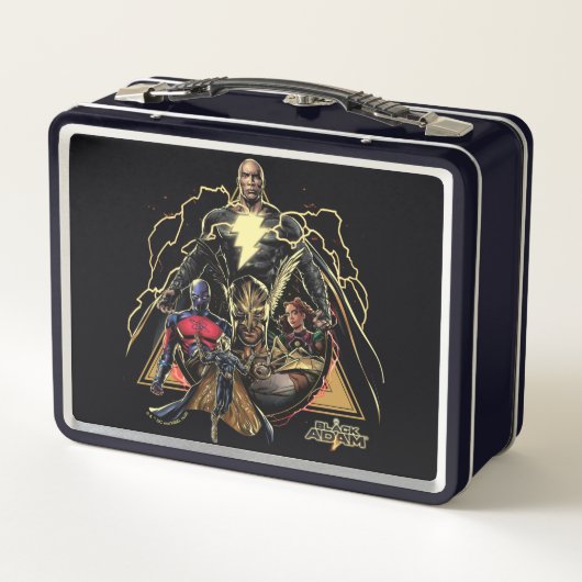 Lunch Box Graphique de groupe triangulaire Adam noir (Dos)