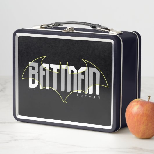 Lunch Box Graphique de nom haute technologie Batman (En situation)