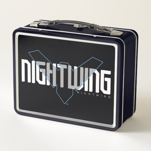 Lunch Box Graphique de nom high-tech Nightwing (Dos)