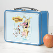 Lunch Box Graphique de rire de vache et de poulet (En situation)