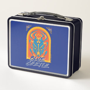 Lunch Box Graphique de Talavera de scarabée bleu