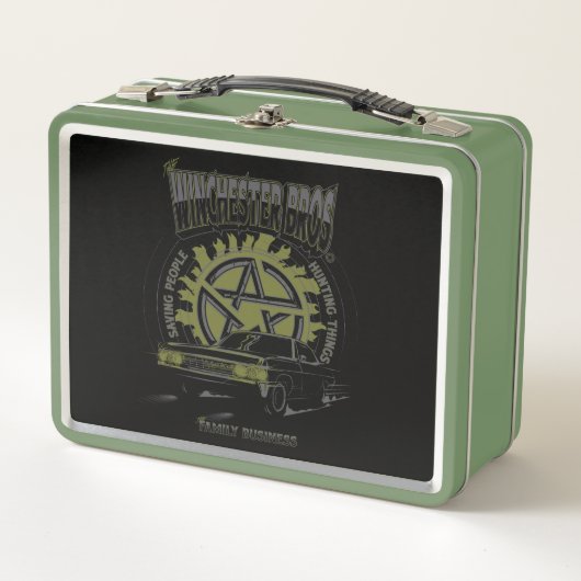 Lunch Box Graphique de voiture surnaturel "The Winchester Br (Devant)