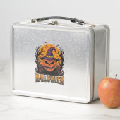 Lunch Box Graphisme de chapeau de sorcière de citrouille Hal (En situation)