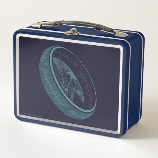 Lunch Box Graphisme de GOLLUM™ avec l'ANNEAU UNIQUE™ (Devant)