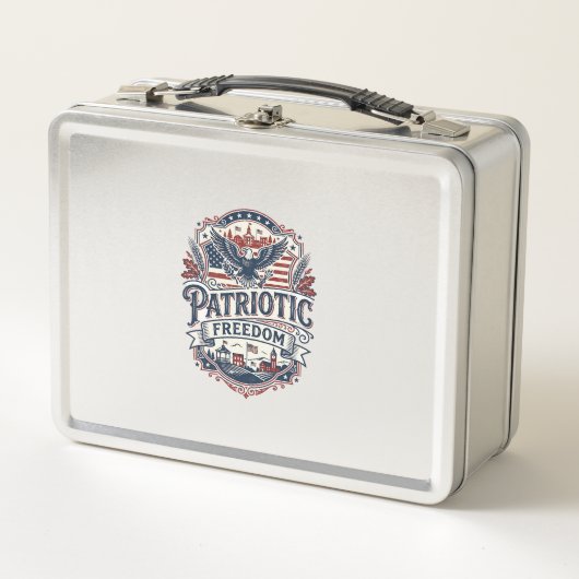 Lunch Box Graphisme vectoriel de fierté de petite ville du M (Devant)