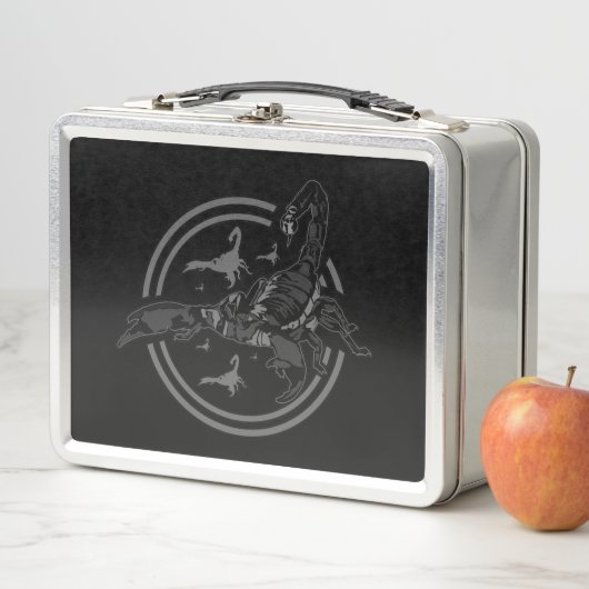 Lunch Box GRAY Scorpion (En situation)