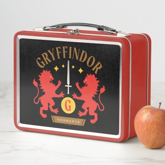 Lunch Box GRAYFFINDOR™ Maison double Lion épée graphique (En situation)