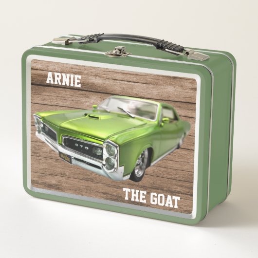 Lunch Box Green Pontiac GTO - La CHÈTE (Devant)