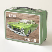 Lunch Box Green Pontiac GTO - La CHÈTE (Dos)