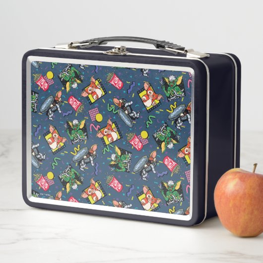 Lunch Box Gremlins™ 80's Retrowave Pattern (En situation)