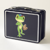 Lunch Box Grenouille au baseball avec gant de baseball (Dos)