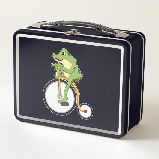 Lunch Box Grenouille au cirque avec vélo.PNG (Devant)