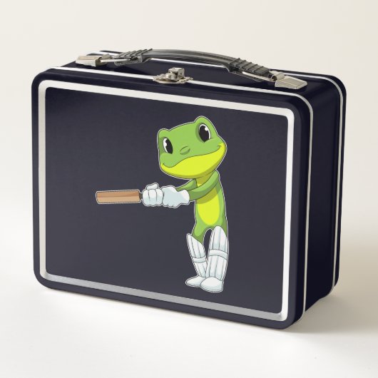 Lunch Box Grenouille au cricket avec chauve-souris de cricke (Devant)