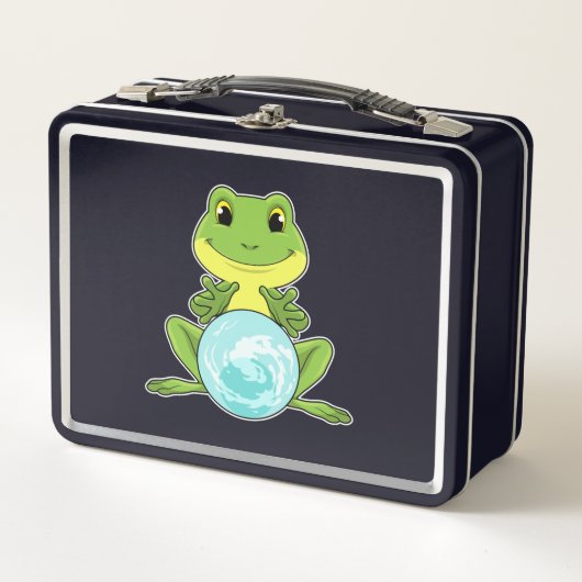 Lunch Box Grenouille avec boule de cristal (Devant)