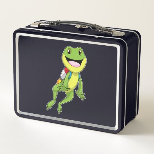 Lunch Box Grenouille avec Jetpack (Dos)