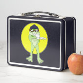 Lunch Box Grenouille avec lunettes de natation (En situation)
