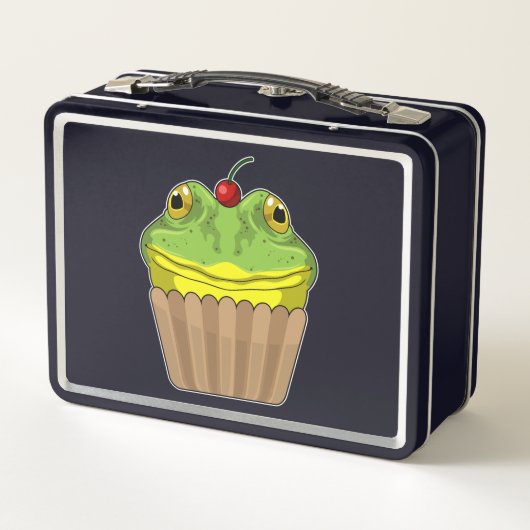 Lunch Box Grenouille avec muffin (Dos)