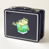 Lunch Box Grenouille avec verre de jus (Dos)