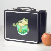 Lunch Box Grenouille avec verre de jus (En situation)
