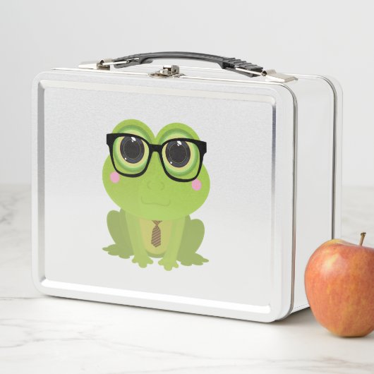 Lunch Box Grenouille Nerd (En situation)