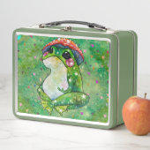Lunch Box Grenouille nommée Clover (En situation)
