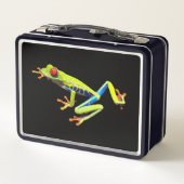 Lunch Box Grenouille peinte aux yeux rouges (Dos)
