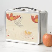 Lunch Box Grenouille sur Lotus (En situation)