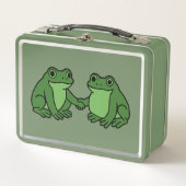 Lunch Box Grenouilles Ensemble Fortes Protestation de Grenou (Devant)