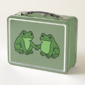 Lunch Box Grenouilles Ensemble Fortes Protestation de Grenou (Dos)