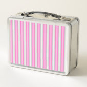 Lunch Box Grilles roses néon modernes avec effet 3D (Dos)
