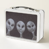 Lunch Box Gris Alien (Dos)