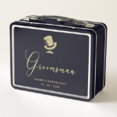 Lunch Box Groomsman Chic Wedding Minimalist (Dos)