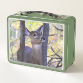 Lunch Box Gros plan du cerf à queue blanche coupé (Dos)