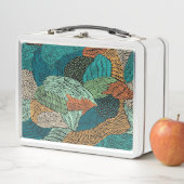 Lunch Box Grunge Abstrait : Conception Motif transparente. (En situation)