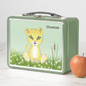 Lunch Box Guépard léopard mignon et heureux dans la forêt (En situation)