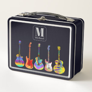 Lunch Box Guitares Colorées Monogram Noir