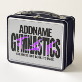 Lunch Box Gymnastique NOM Équipe acrobatique Gymnaste à ress (Devant)