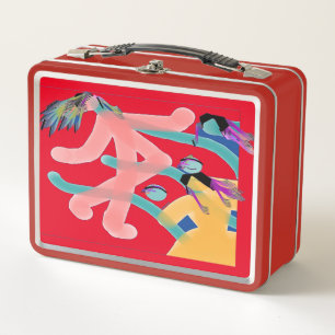 Lunch Box HAIR Retro Old School