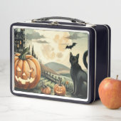 Lunch Box Halloween/Automne/Automne/citrouille/chat (En situation)