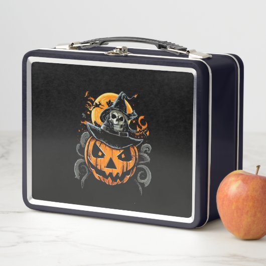 Lunch Box Halloween/citrouille/automne/automne (En situation)