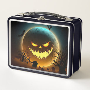 Lunch Box Halloween/citrouille/Lune/chute