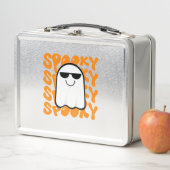 Lunch Box Halloween Éffrayant orange noir (En situation)