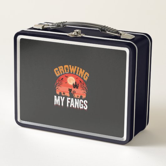 Lunch Box Halloween Mes Crocs Poussent Chat Hanté (Devant)