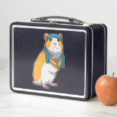 Lunch Box Hamster à Fitness avec serviette (En situation)