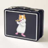 Lunch Box Hamster à la musique avec flûte (Dos)