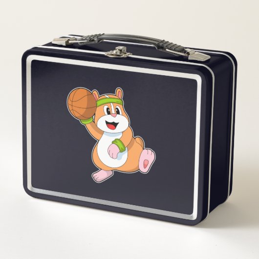 Lunch Box Hamster as Basketball player (Devant)